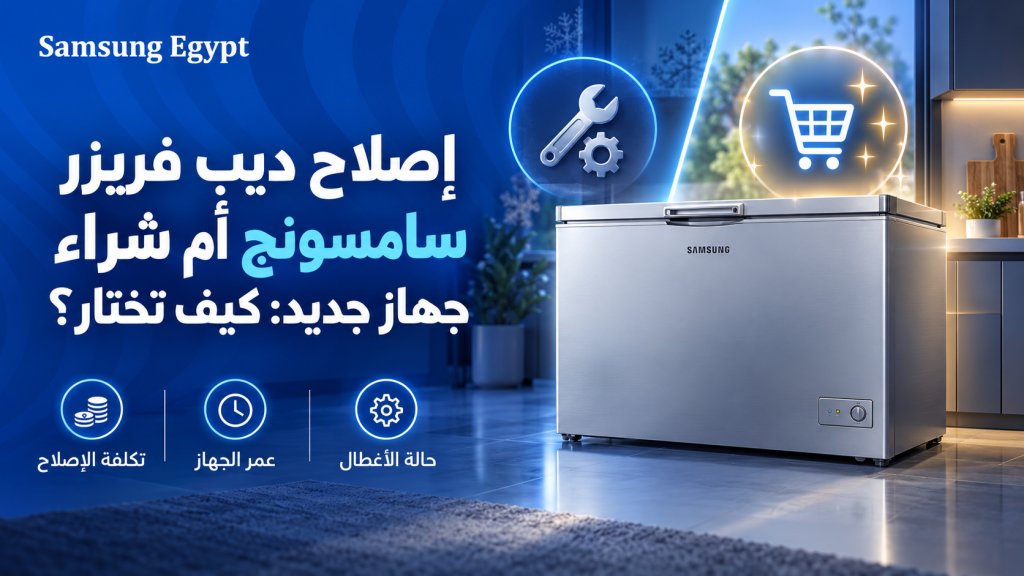 إصلاح ديب فريزر سامسونج أم شراء جهاز جديد: كيف تختار؟